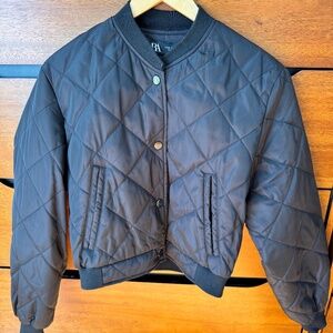 Zara cropped padding jacket